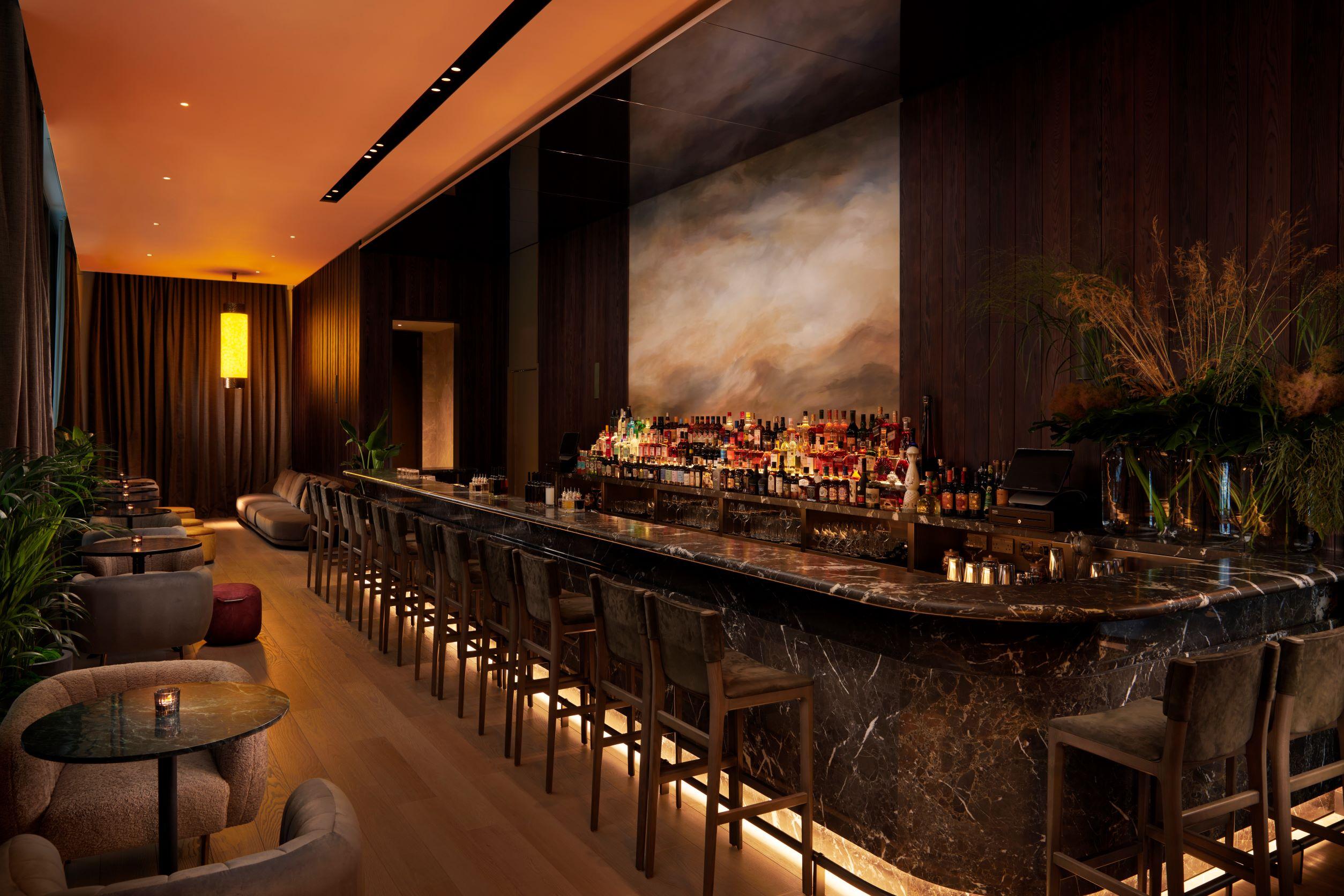 Отель Pan Pacific Лондон Экстерьер фото The bar at the Connaught